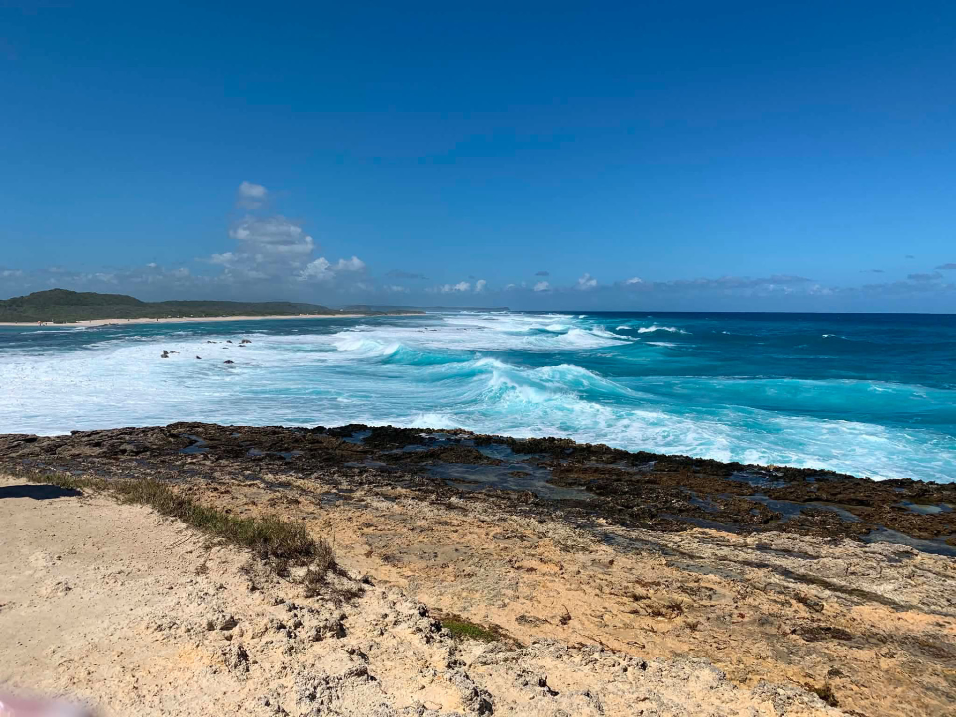 Plage des Salines sur la côte de Grande-Terre